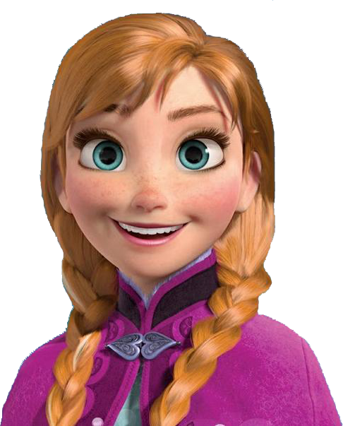 Anna By Zenapatch - Ana De Frozen Animado (486x603), Png Download