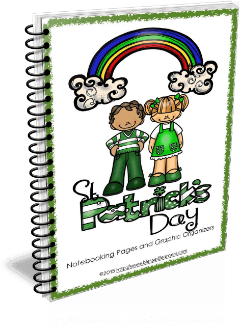Patrick's Day Notebooking Pages - Saint Patrick's Day (800x657), Png Download
