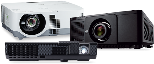 Learn More - Nec Np-px1004ul-bk - 3d Wuxga 1080p Dlp Projector - (535x237), Png Download