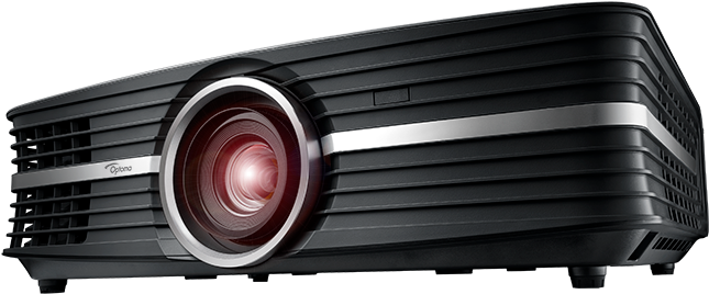 Uhd65 Left 100dpi Flare - Optoma Uhd65 Projector Pdf (750x354), Png Download