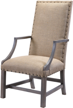 Rustique - French Heritage Pyrenees Arm Chair (341x499), Png Download