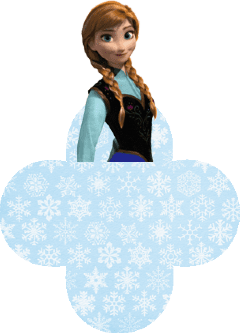 Passatempo Da Ana - Anna Frozen Blue Dress (304x422), Png Download