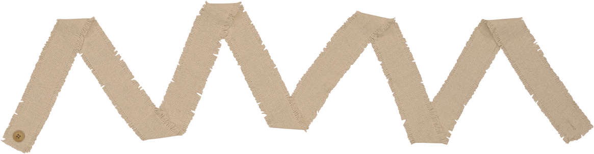 Vhc Brands Creme Burlap Fringed Garland Solids 18365 - Logo (1200x1200), Png Download