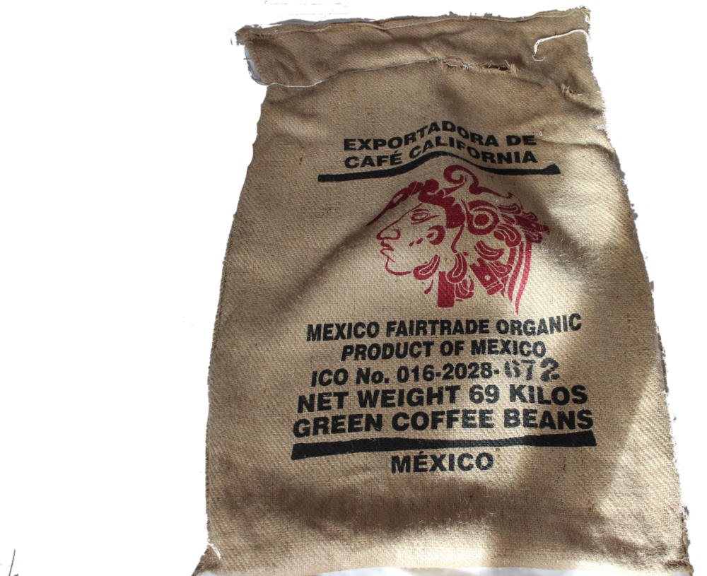 Green Coffee Bag (1000x815), Png Download
