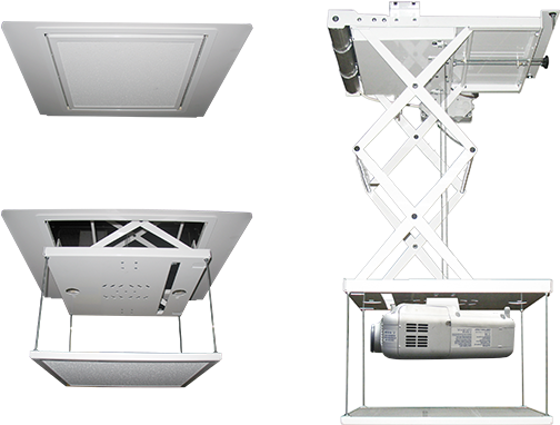 Scissor Ceiling Projector Lift - Projector Lift Png (510x511), Png Download