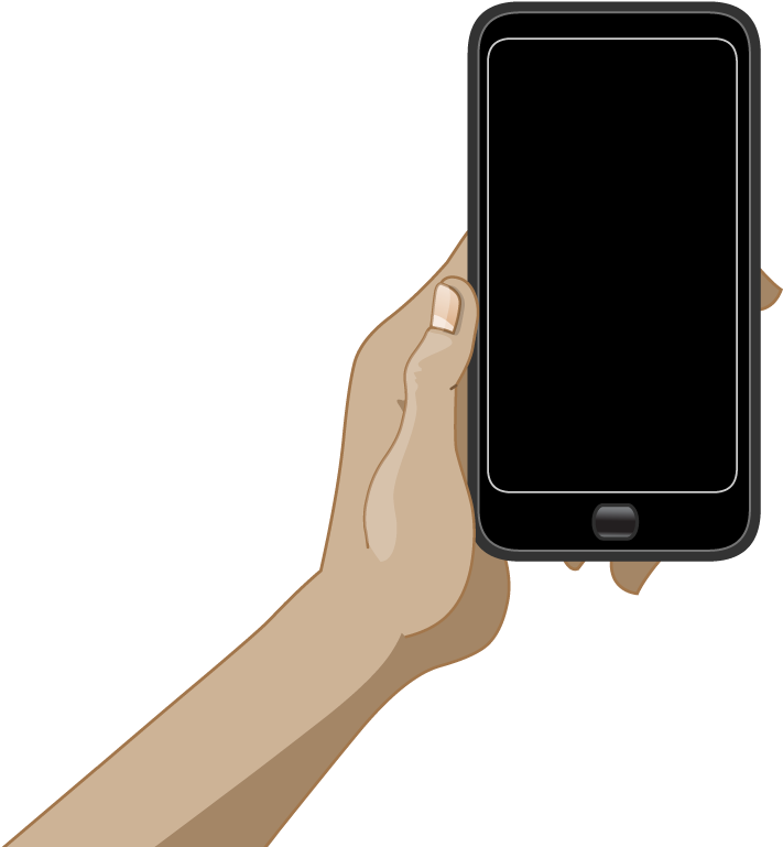 Download Mobile Cell Phone In Hand Png Transparent - Iphone (1024x768), Png Download