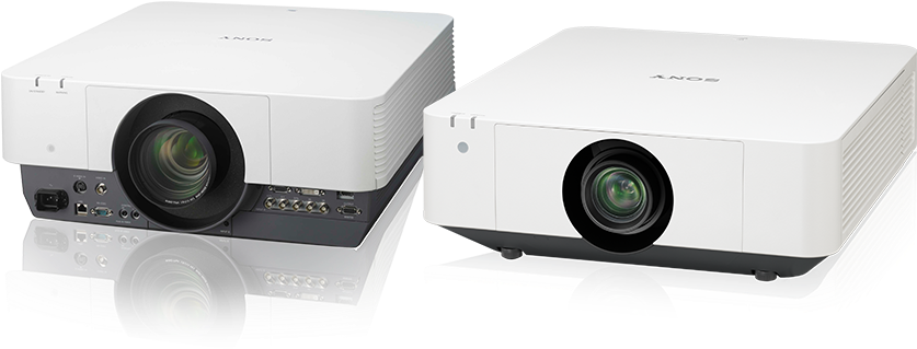 Sony Vpl Fhz57 - Wuxga 1080p 3lcd Projector - 4100 (853x398), Png Download