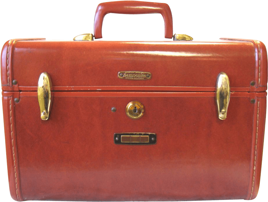 Vintage Samsonite Suitcase - Samsonite Makeup Case (916x916), Png Download
