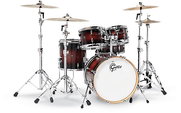 Gretsch Renown Drum Set Sn Cherry Reverb - Gretsch Renown Vintage Pearl (620x468), Png Download