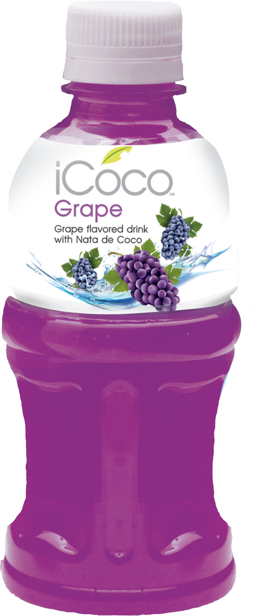 Icoco Fruit Juice With Nata De Coco -grapes - Icoco Juice (832x1985), Png Download