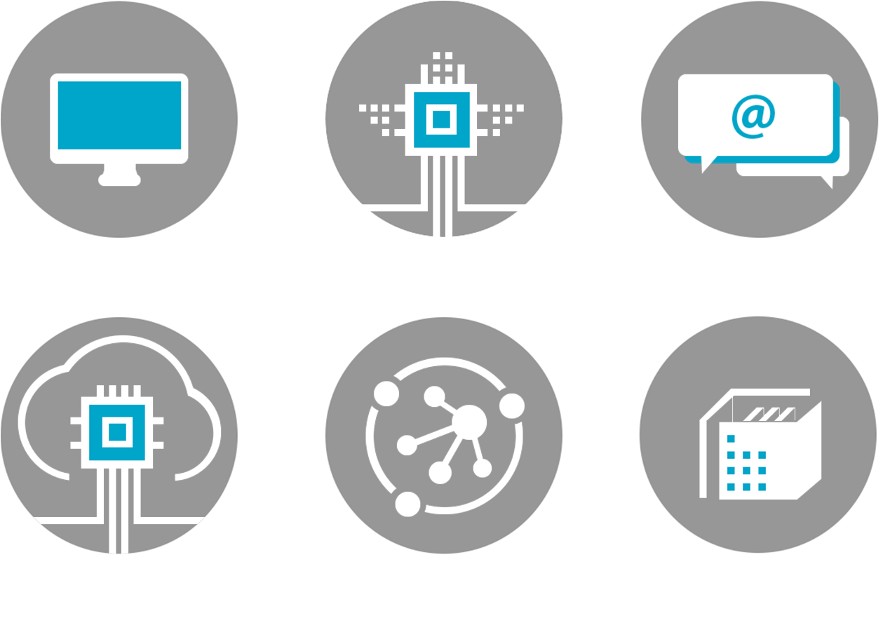Cloud And Vps Servers - Circle (1313x974), Png Download