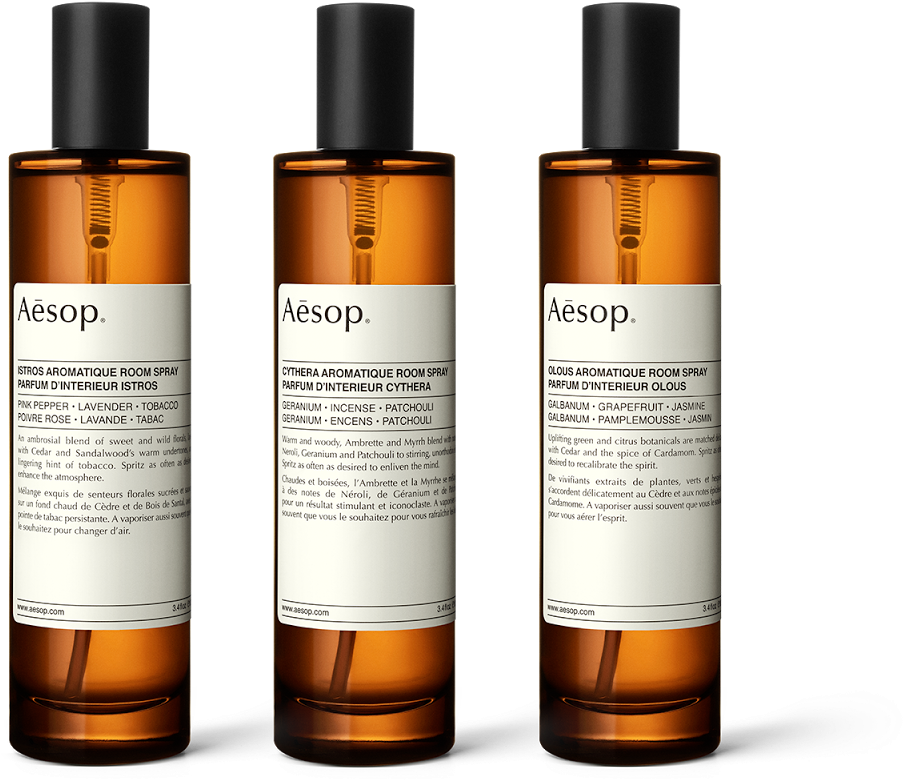 Aesop Png - Aesop Aromatique Room Spray (1600x880), Png Download