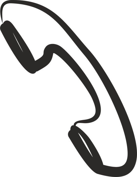 Telephone-2 - Png Значок Тел Трубки (559x720), Png Download