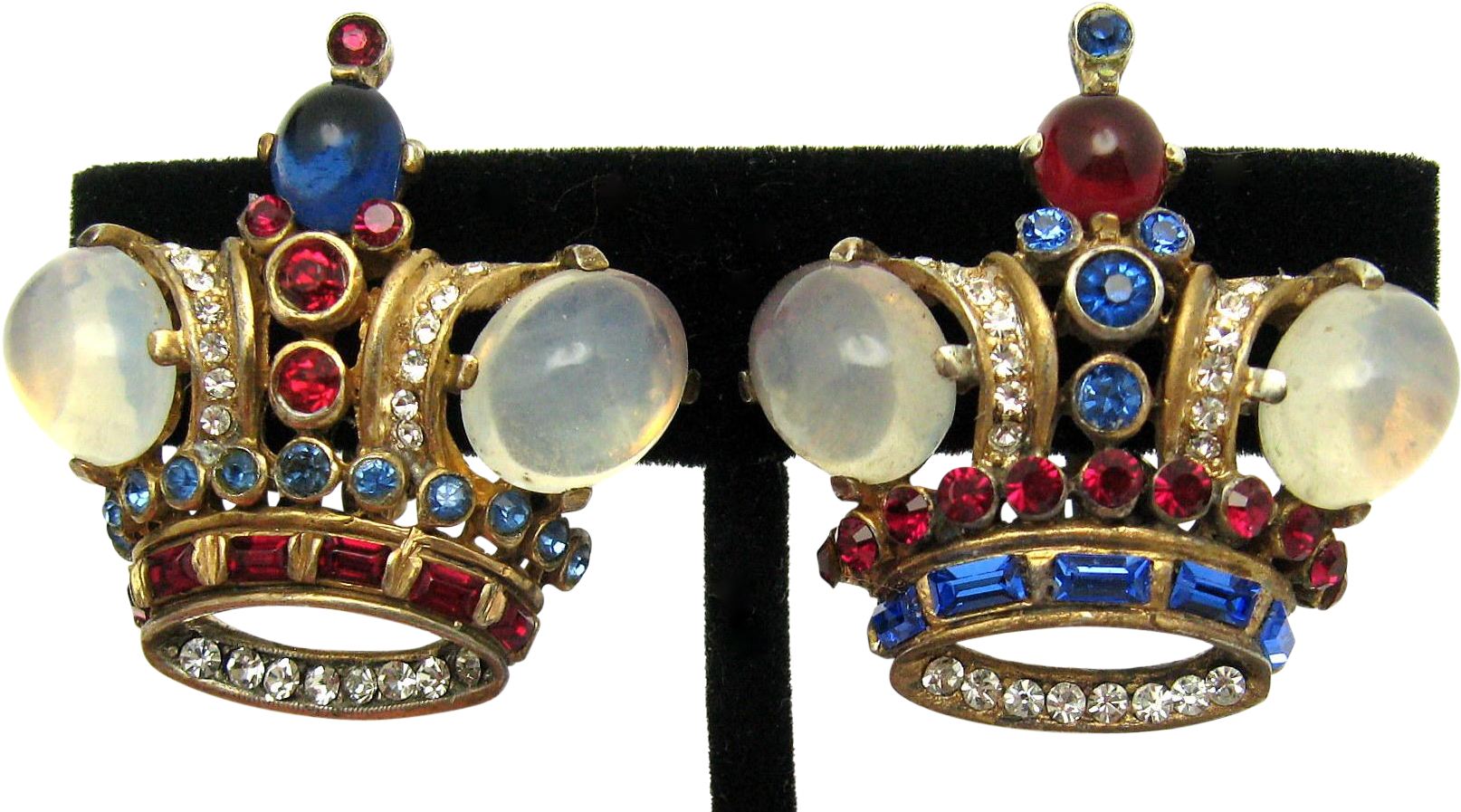 Truly Extraordinary Trifari Philippe Queen Crown Clip - Ruby (1613x1613), Png Download