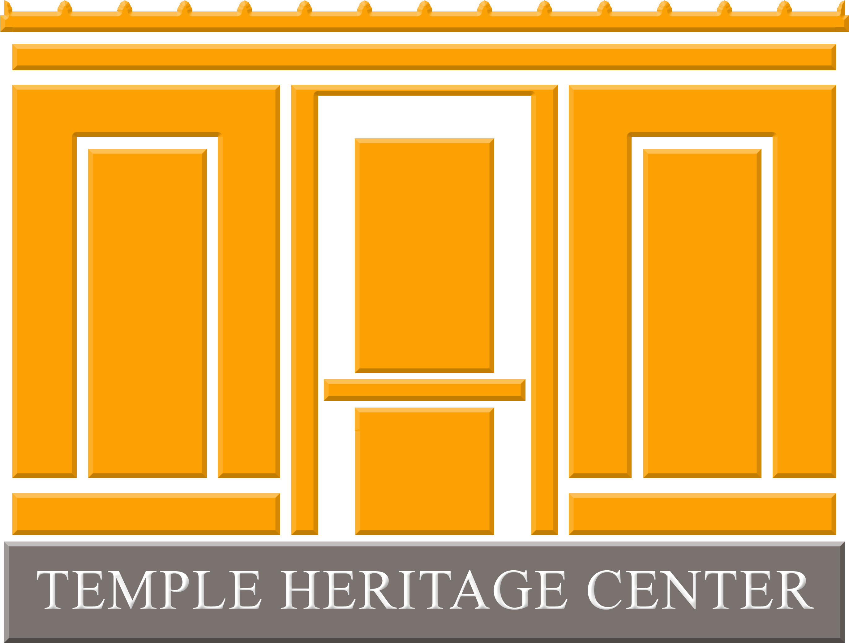 Temple Heritage Center Logo Stylized 2014 02 24 - Graphic Design (3300x3300), Png Download