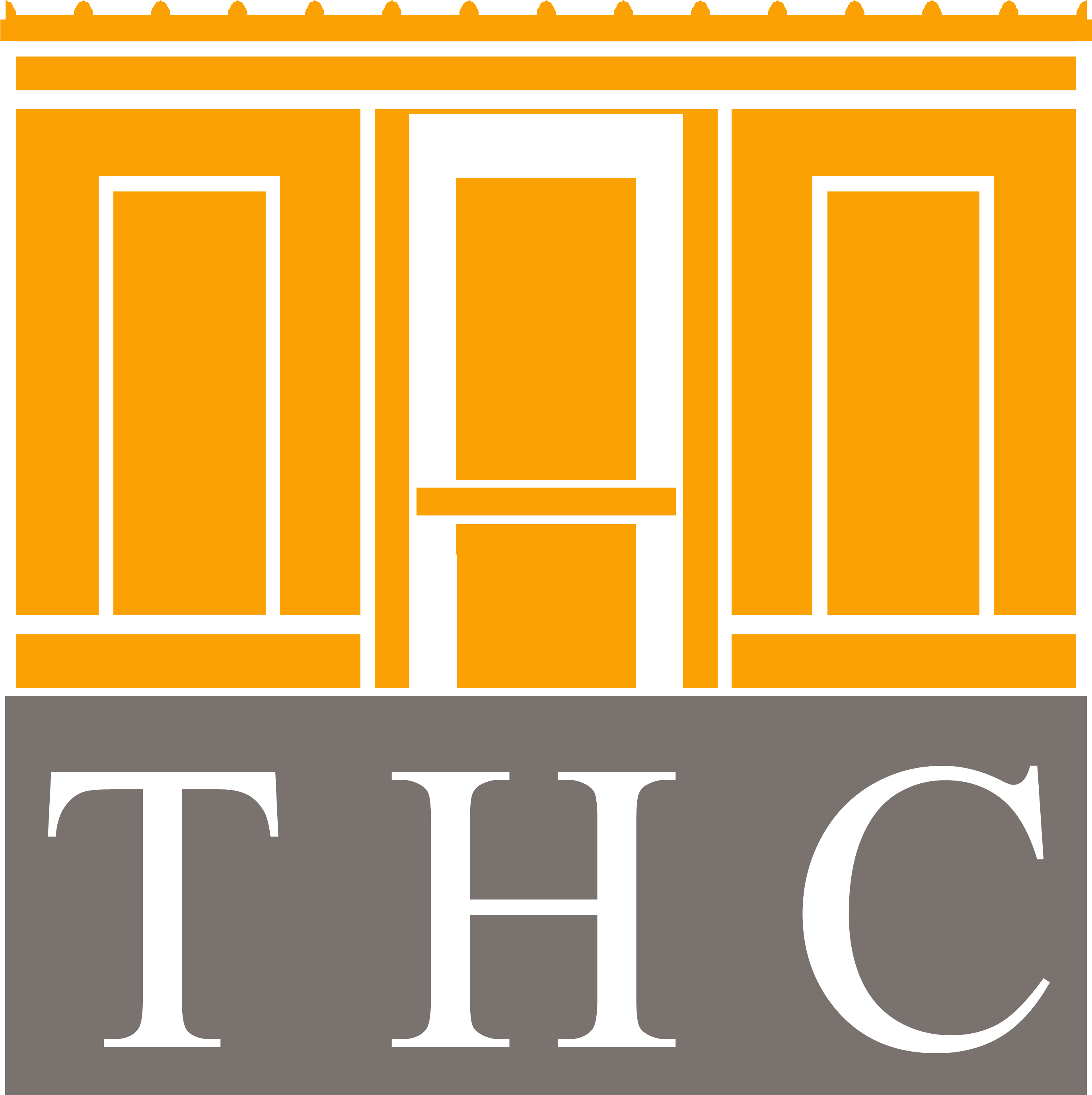 Temple Heritage Center Logo Stylized Initials 2014 (3300x3300), Png Download