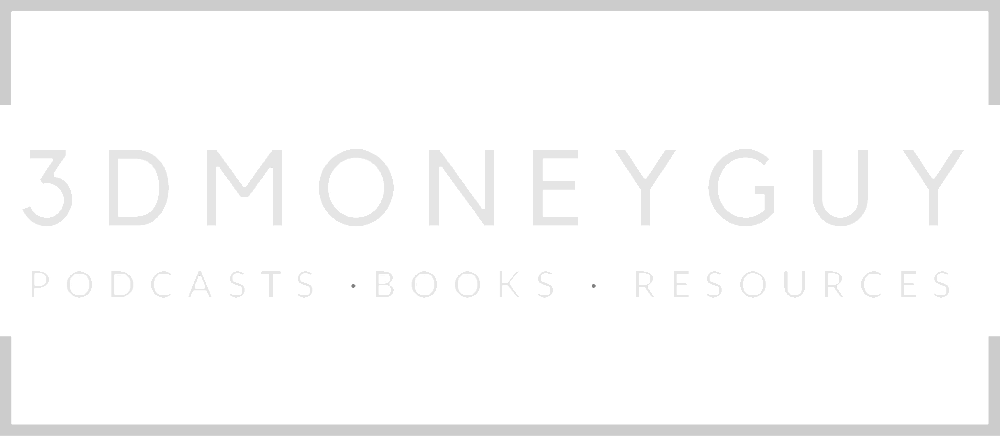 3d Money Guy Logo White - Monochrome (1000x436), Png Download
