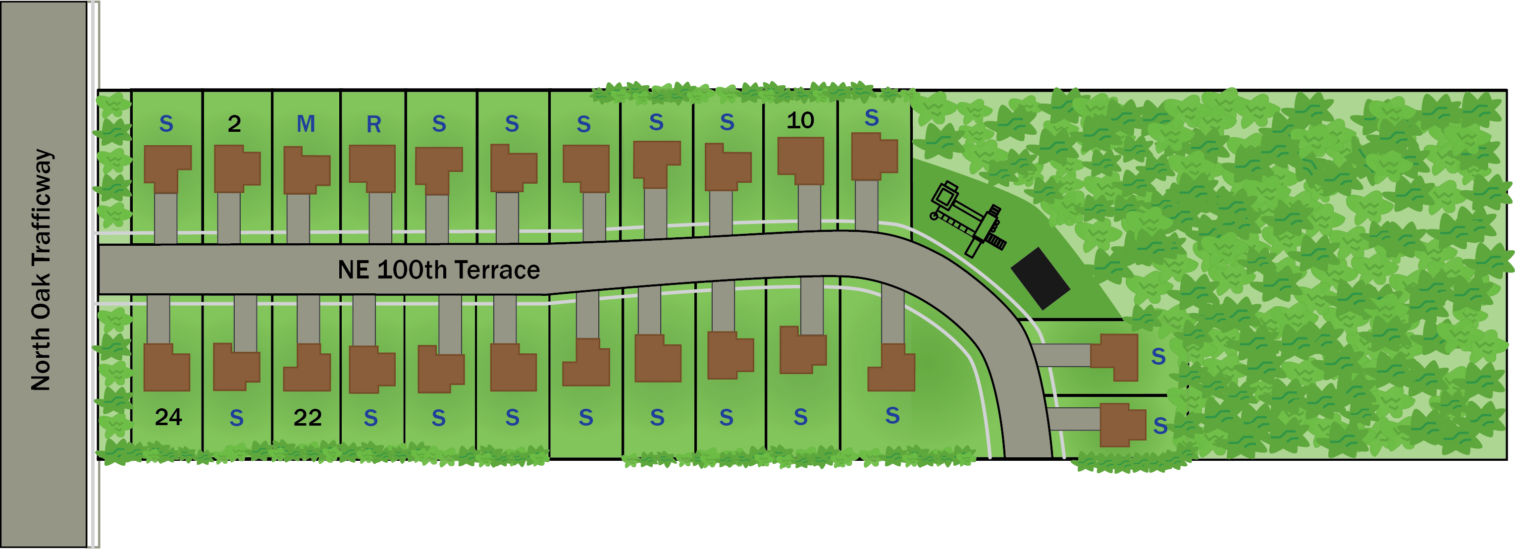 Urban North Plot Plan - Plan (3059x1108), Png Download