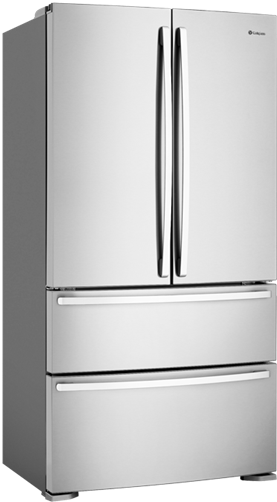 622l Stainless Steel French Door - Westinghouse Fridge (624x520), Png Download