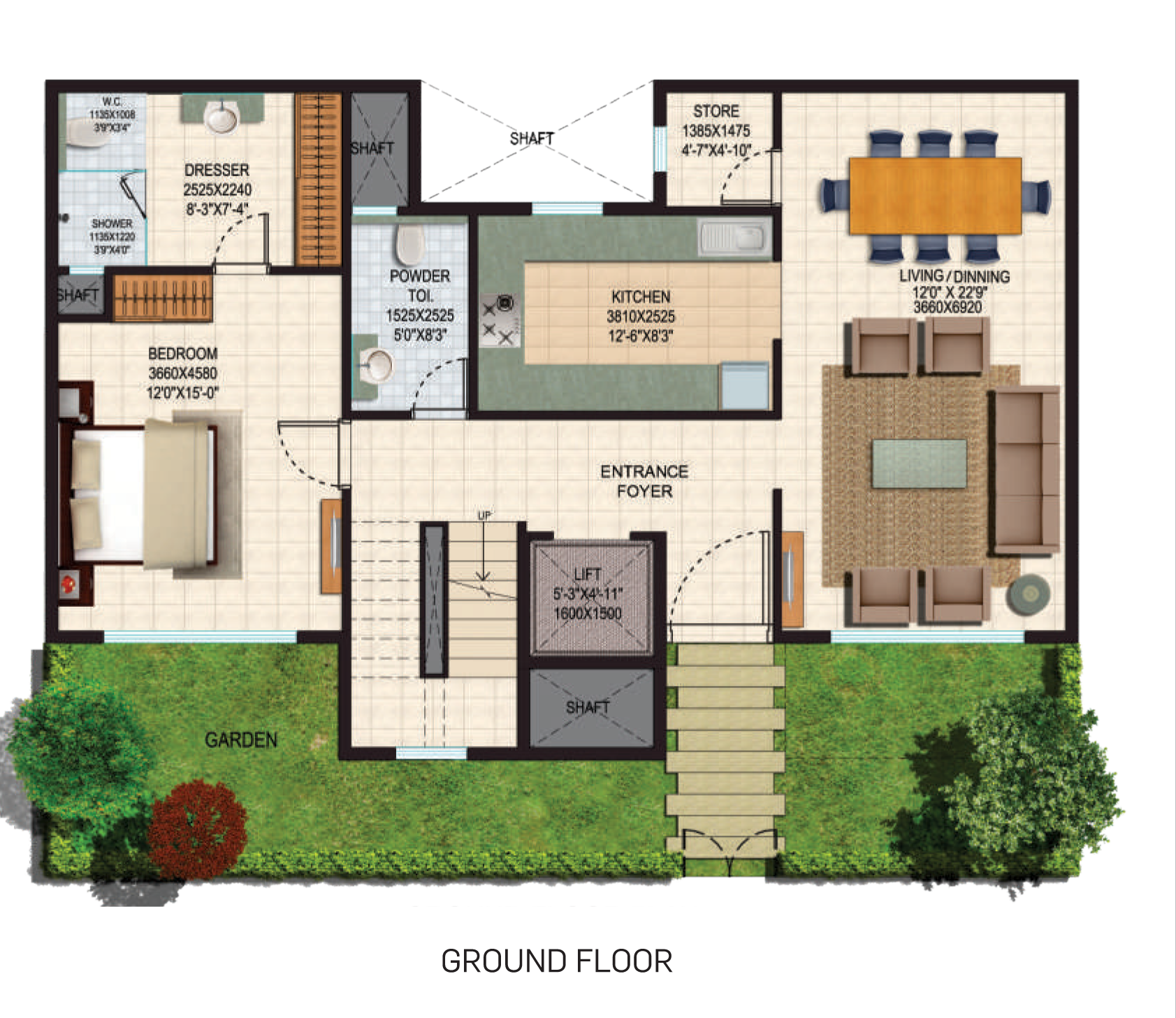 Fp-big6 - Floor Plan (1683x1456), Png Download