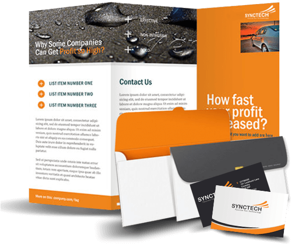 Company Profile Design Png (606x551), Png Download