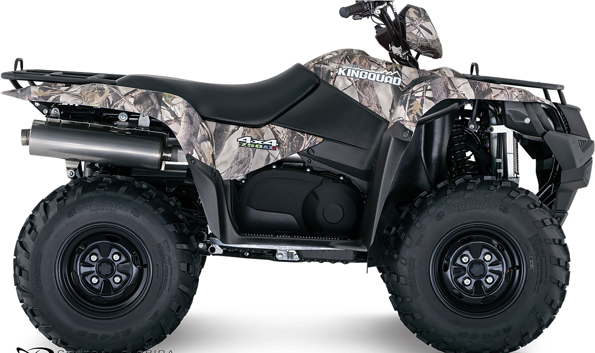 Atv Transparent White - 2018 Suzuki 750 King Quad (1280x720), Png Download