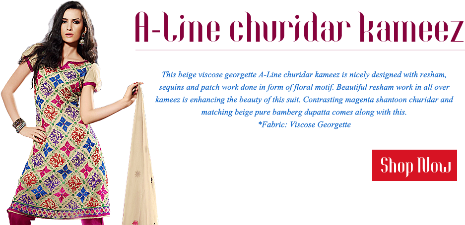 Designer Indian Suits - Photo Shoot (1002x458), Png Download