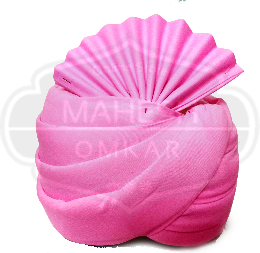 Pink Color Plain Turban - Tissue Paper (1024x1024), Png Download
