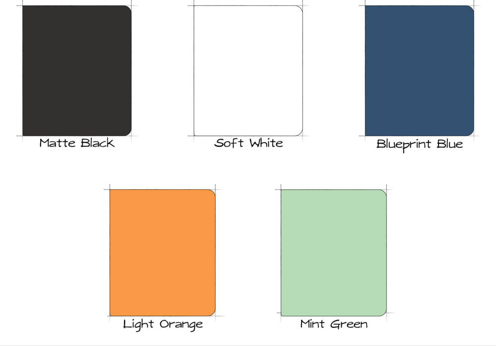 Notebook Colors All 5 - Orange (1000x698), Png Download