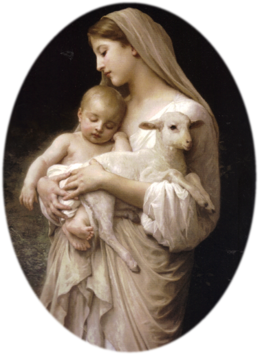 The Magnificat, Or Canticle Of Mary, Is The Longest - Virgin Mary Baby Jesus (1011x1389), Png Download