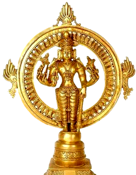 Maha Sudarshana Homam - Sudarsana Lord (731x596), Png Download
