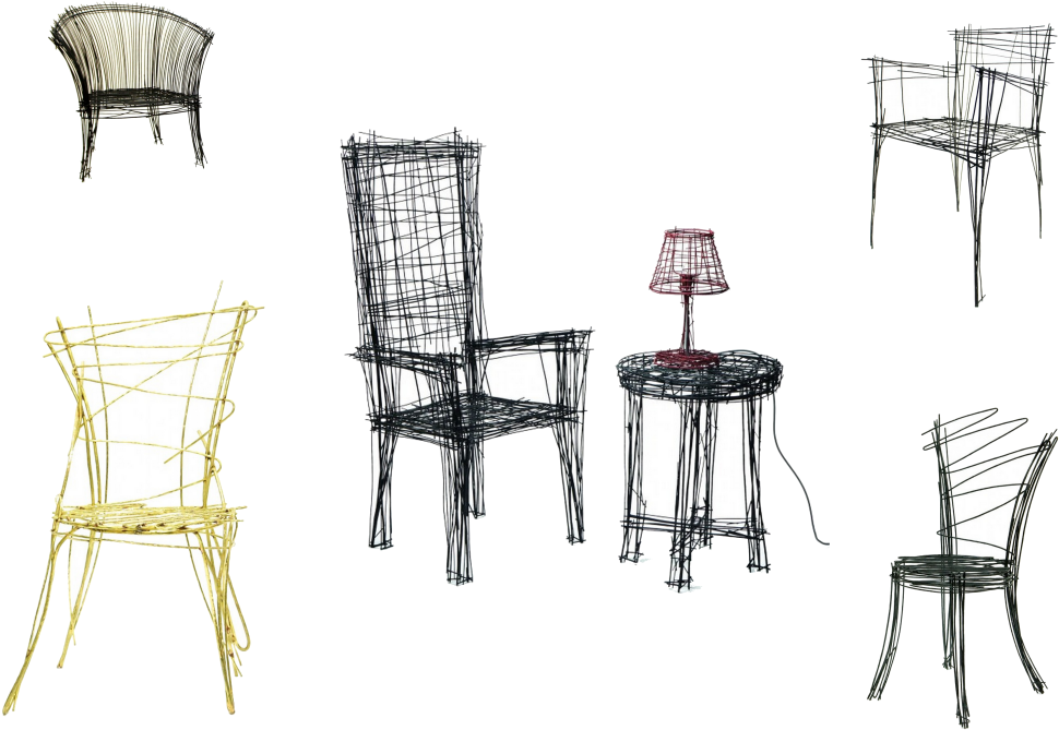 Objects By Jinil Park Futuristic, Chairs, Furniture - 2d Sketches Furniture (1024x768), Png Download