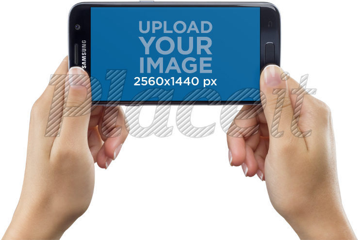 750 X 563 2 - Mockup Samsung Horizontal (750x563), Png Download