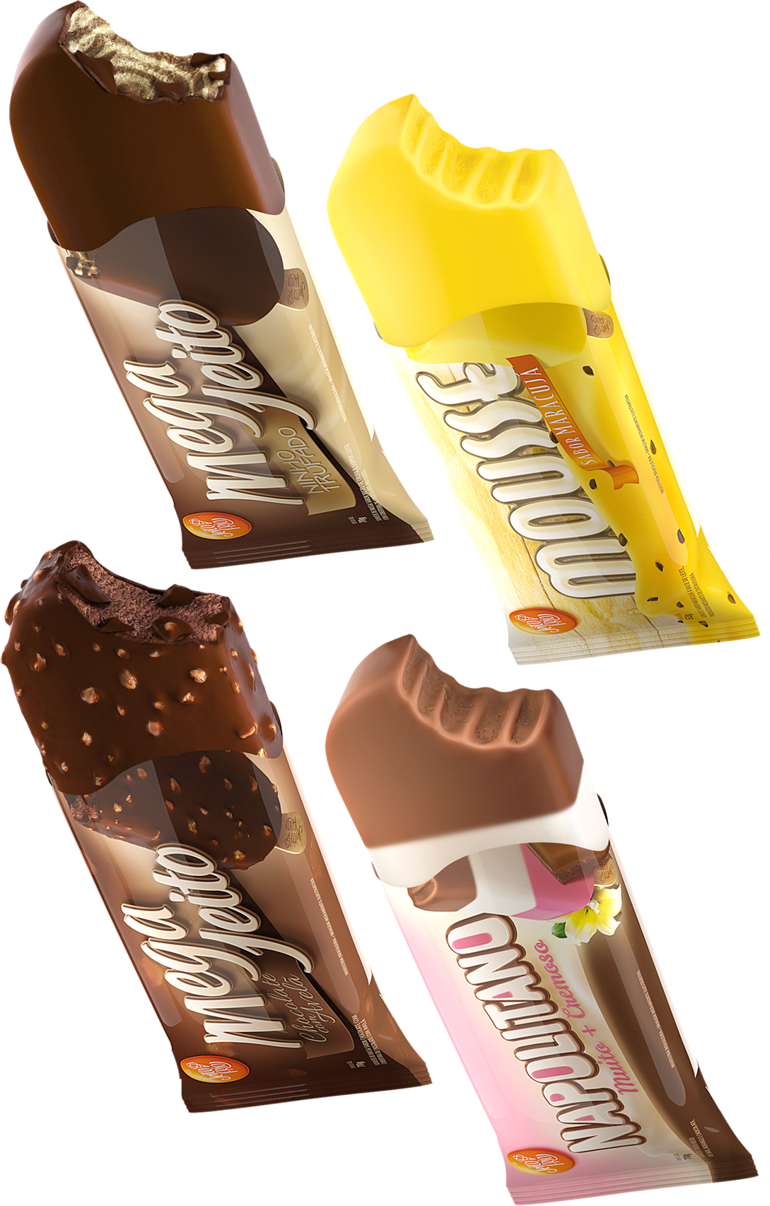 Chocobar Ice Cream Packaging Designs (1089x1706), Png Download