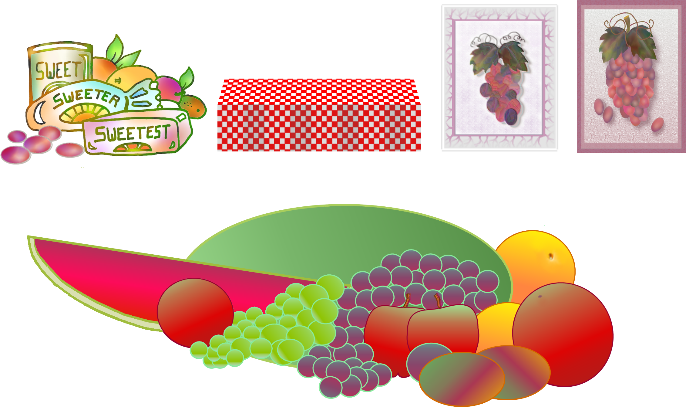 Fruit-clip (2500x1500), Png Download