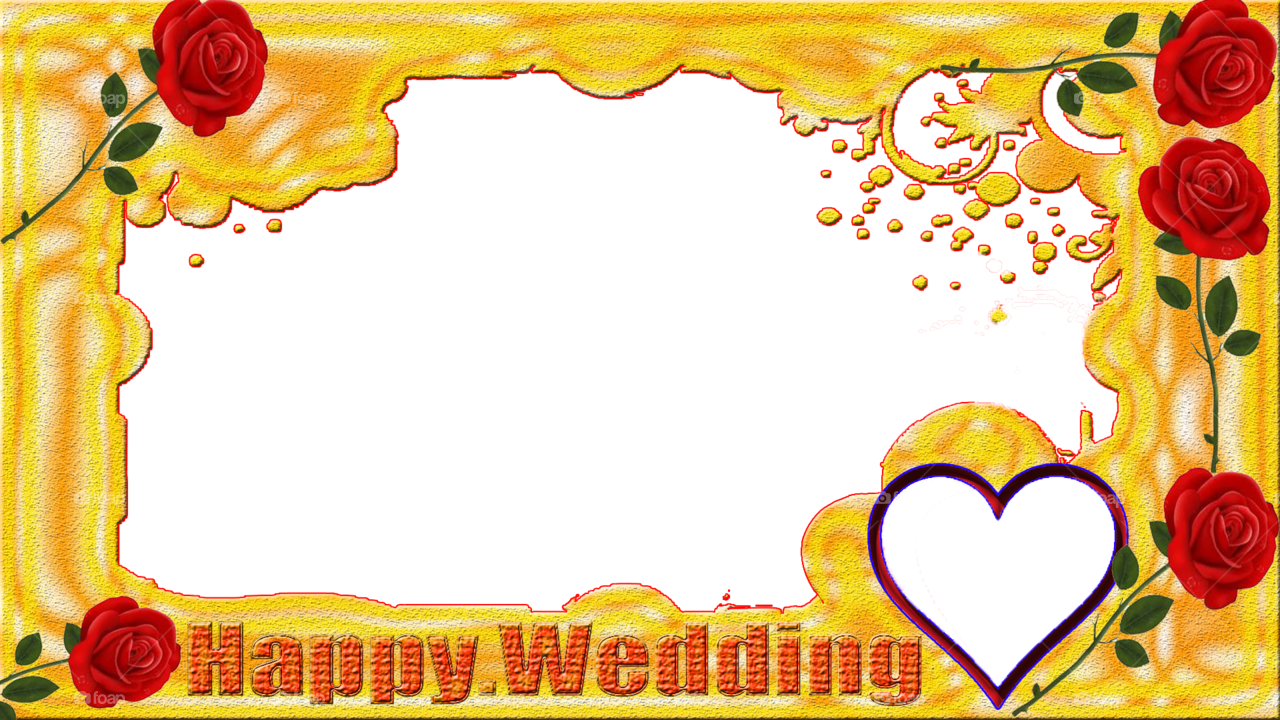 Png Frame Wedding - Picture Frame (1280x720), Png Download