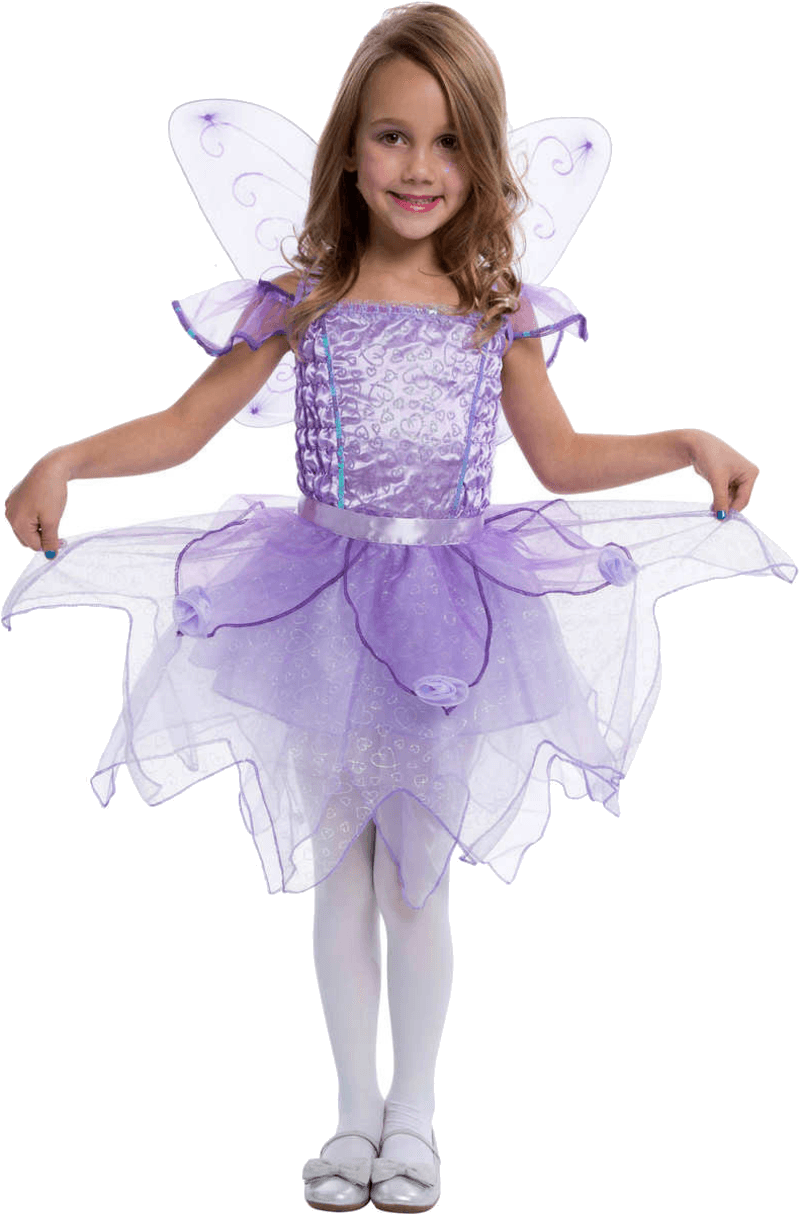 Purple Fairy Costume For Kids (800x1268), Png Download