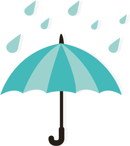 Clip Transparent Download Umbrella Raindrops Clipart - Weather Vector (700x700), Png Download