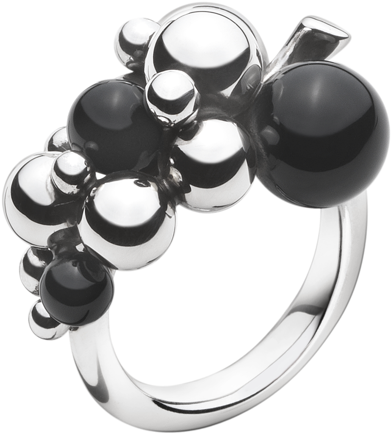 Moonlight Grapes Ring - Georg Jensen Moonlight Grape Ring (1200x1200), Png Download
