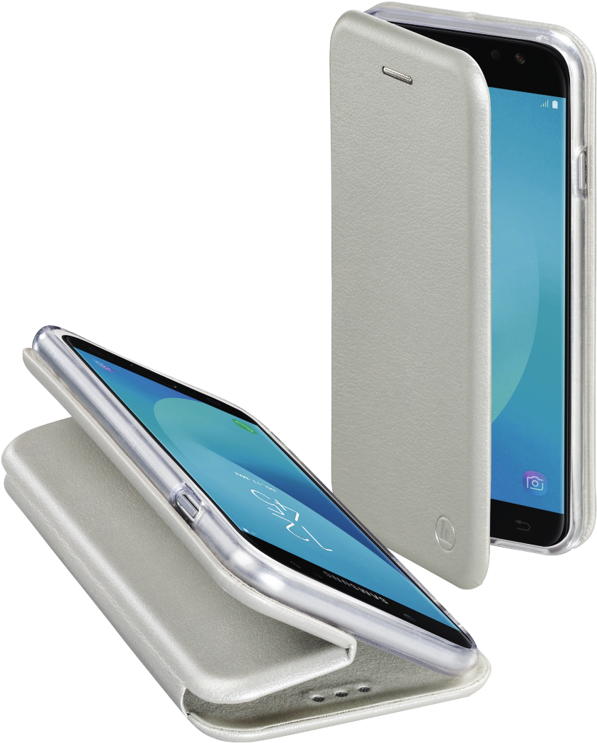 "curve" Booklet For Samsung Galaxy J7 , Silver - Coque Fermé Rose Samsung Galaxy J3 (1100x1100), Png Download