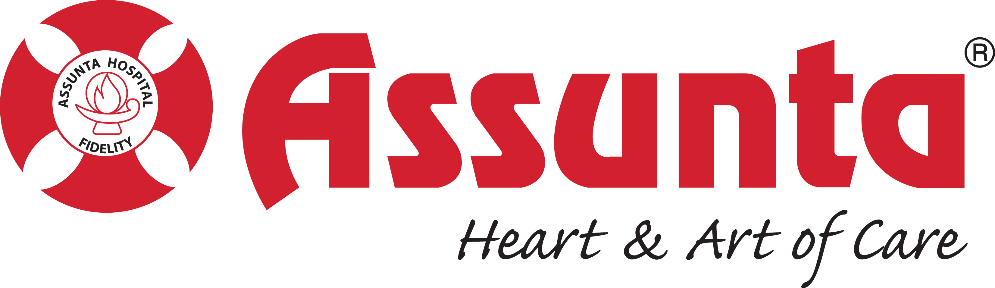 Assunta Hospital Logo (3303x956), Png Download