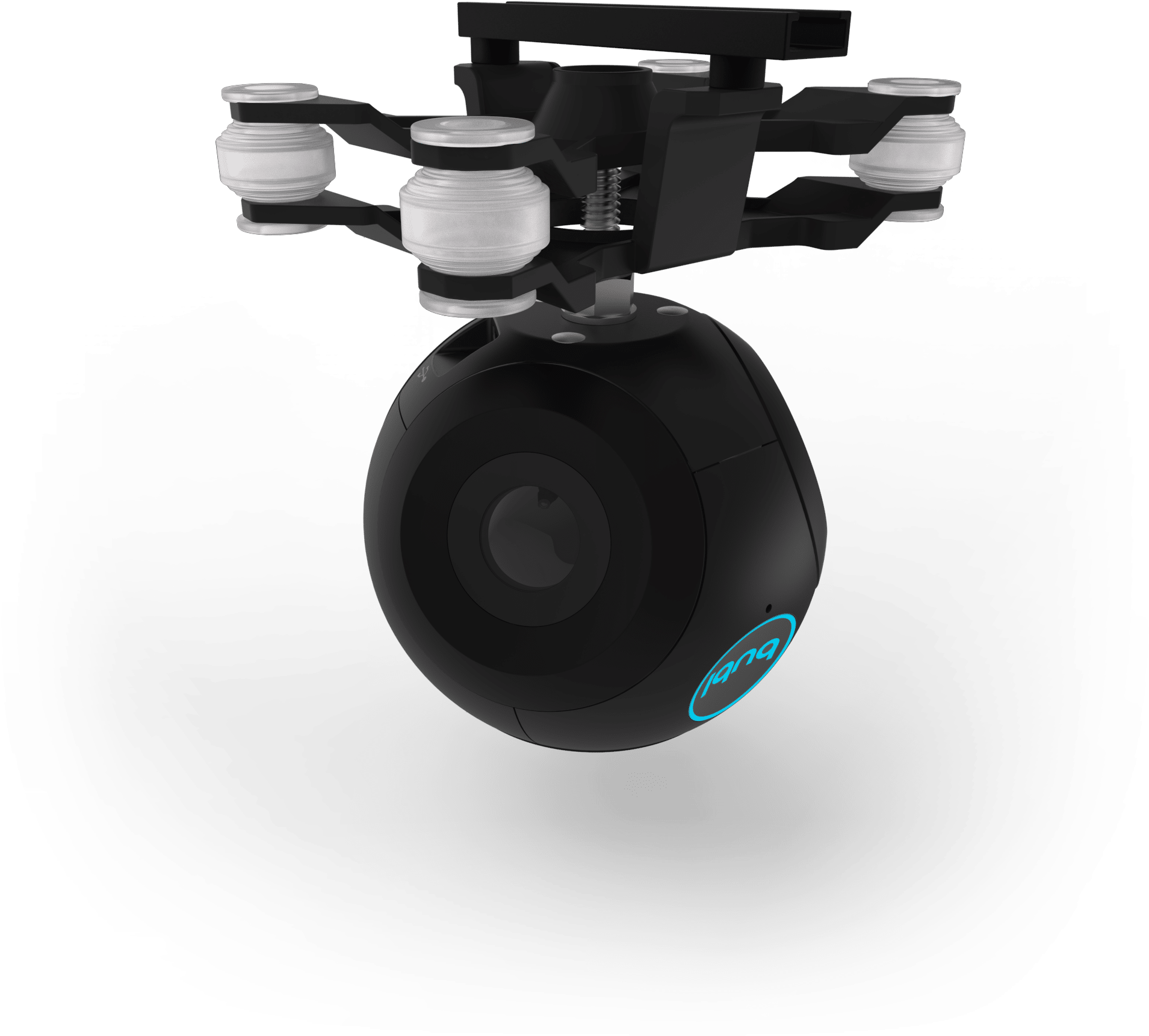 360 Cam Universal Mount Bublcam - 360 Camera Drone Png (2048x2048), Png Download