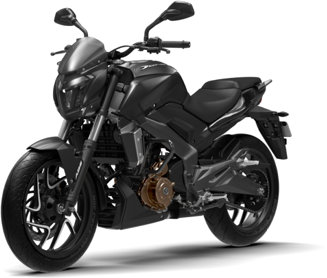 Bajaj Dominar 400 Matte Black Images Front Angle - Bajaj Dominar 400 Matte Black (977x651), Png Download