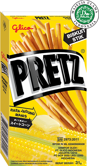 Pretz Sweet Corn - Halal Food (640x640), Png Download