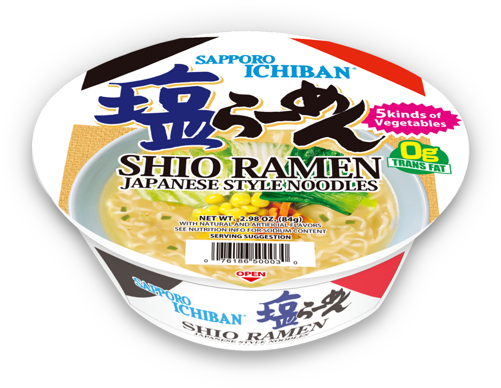 Sapporo Ichiban Bowl Shio - Pancit (1000x1000), Png Download