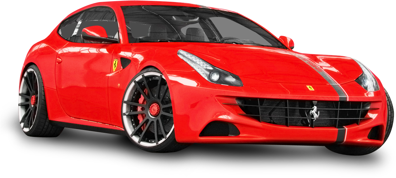 Red Ferrari Car - Ferrari Ff Wheelsandmore (1410x696), Png Download