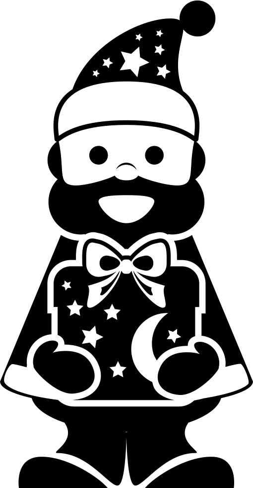 Christmas Santa Comments - Santa Claus Icon Png (510x981), Png Download