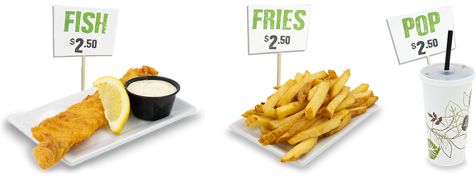 Real Fish - French Fries (1080x370), Png Download
