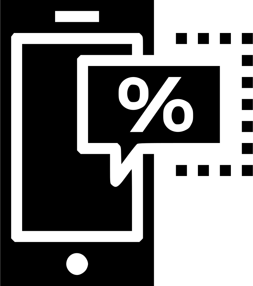 Mobile Profit Discount Offer Sale Finance Device Comments - Graphic Design (868x980), Png Download