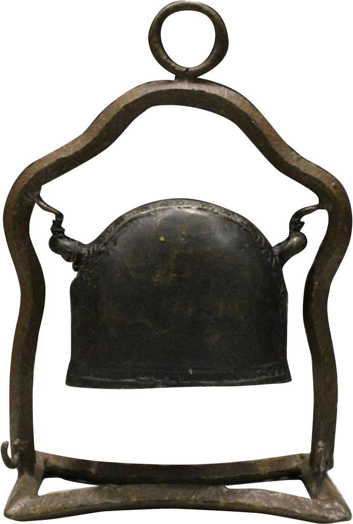 Japanese Antique 1880's Copper And Iron Bronze Hanging - Antique (1023x1023), Png Download